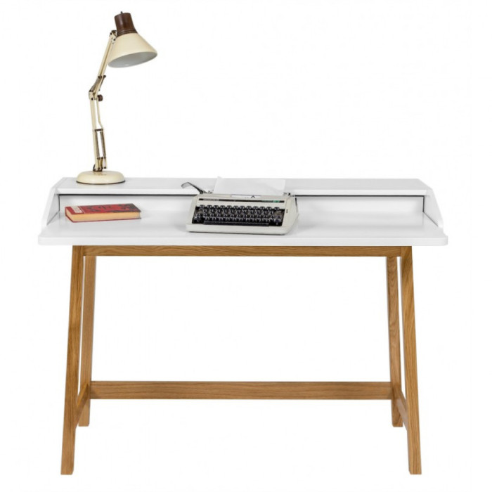 ST James Compact Writing Desk (White)